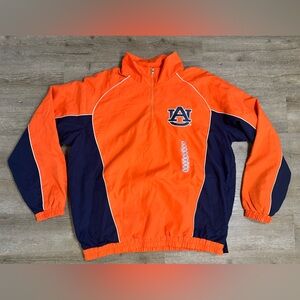 58 Sports Auburn University Half-Zip Windbreaker Jacket, XL